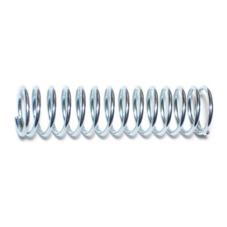 Midwest Fastener 11/16" x 2-5/8" x .063" WG Steel Compression Springs 6PK 18533